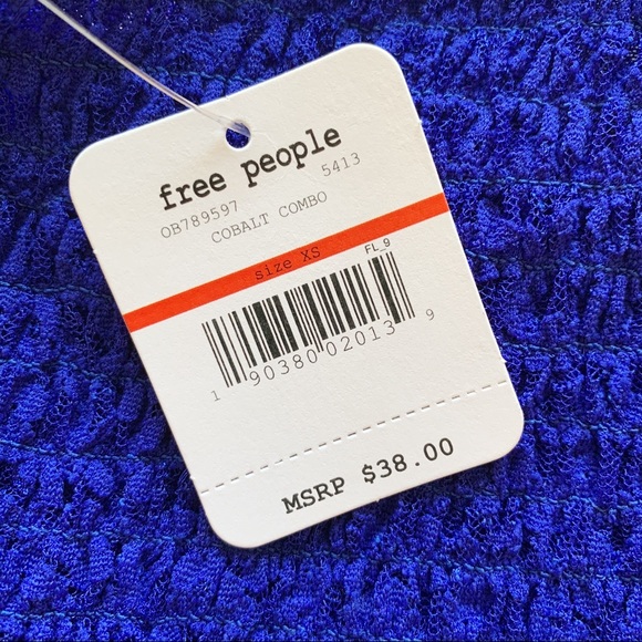 Free People Lace Smocked Bandeau Size XS - Picture 3 of 3